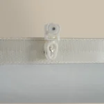 ستارة شباك شفافة بيج غامق