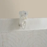 ستارة شباك شفافة لون أوف وايت