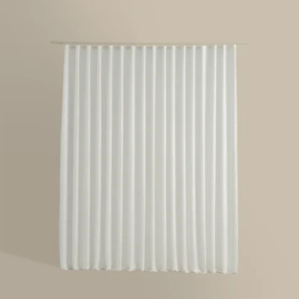 ستارة شباك شفافة بيج