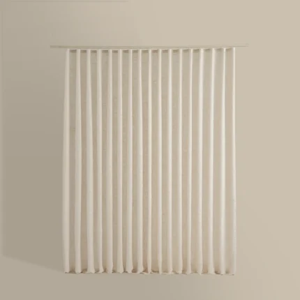 ستارة شباك شفافة بلون بيج