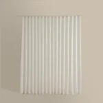 ستارة شباك شفافة بلون أوف وايت