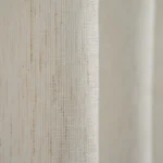 ستارة شباك شفافة بلون أوف وايت