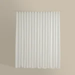 ستارة شباك شفافة باللون البيج