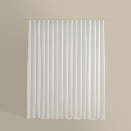 ستارة شباك شفافة باللون البيج