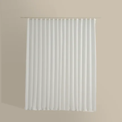 ستارة شباك شفافة لون أوف وايت