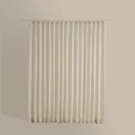 ستارة شباك شفافة بلون بيج