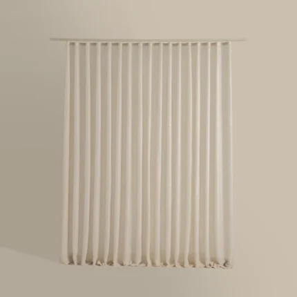 ستارة شباك شفافة لون بيج