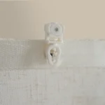 ستارة شباك شفافة بيج