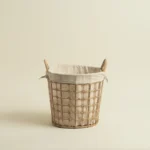 سلة غسيل متعددة المقاسات لون بيج غامق