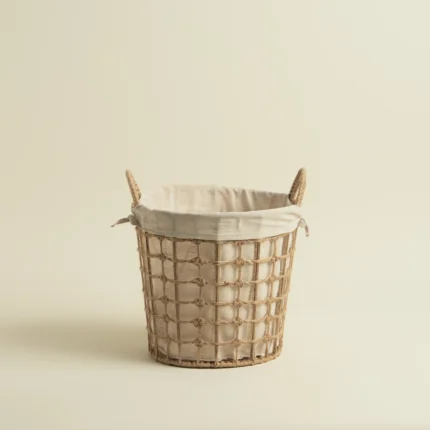 سلة غسيل متعددة المقاسات لون بيج غامق