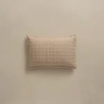 بيت مخدة قطن ٢ قطعة بيج غامق