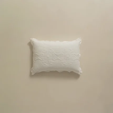 بيت مخدة قطن ٢ قطعة أوف وايت