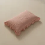 بيت مخدة قطن ٢ قطعة بينك