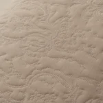 بيت مخدة ماكرو ٢ قطعة بيج غامق