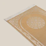 سجادة صلاة شنيل بيج غامق