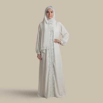 لباس صلاة ماكرو ازرق بسحاب