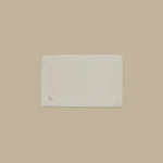 دعاسة حمام قطن مطرزة – أوف وايت