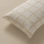 بيت مخدة مايكروفايبر 2 قطعة - لون بيج غامق