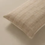 بيت مخدة مايكروفايبر 2 قطعة - لون بيج غامق