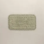 دعاسة حمام قطن مطرزة - أخضر