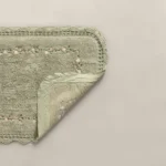 دعاسة حمام قطن مطرزة - أخضر