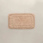 دعاسة حمام قطن مطرزة - بينك