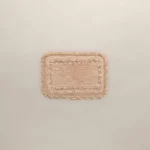 دعاسة حمام قطن مطرزة - بينك