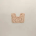 دعاسة حمام قطن مطرزة - بينك